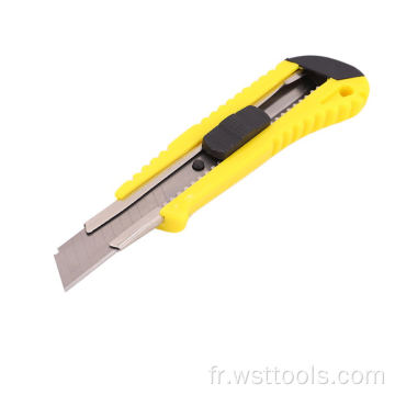 Couteau utilitaire multicolore à verrouillage automatique